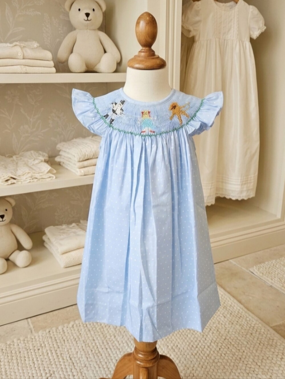 Mom & Me Wizard of Oz Smocked Bishop Dress | Sz 6M